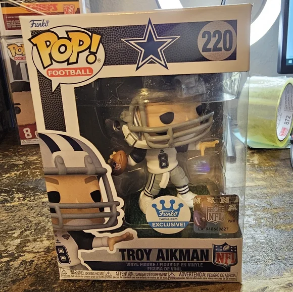 Dallas Cowboys Troy Aikman Funko Pop #220 - Picture 2 of 6
